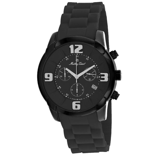 Mathey-Tissot Men's H511CHN Classic Chronograph Black Rubber Watch