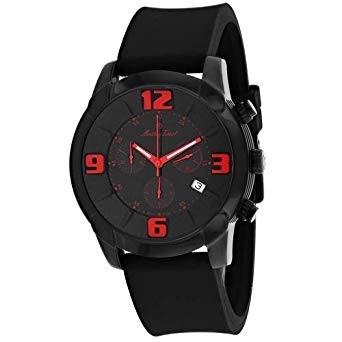 Mathey-Tissot Men's H511CHRB Classic Chronograph Black Rubber Watch