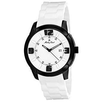 Mathey-Tissot Men's H511NBL Classic White Rubber Watch