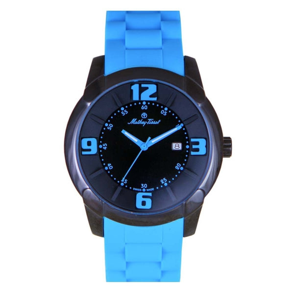 Mathey-Tissot Men's H511NBU Mathey Blue Silicone Watch