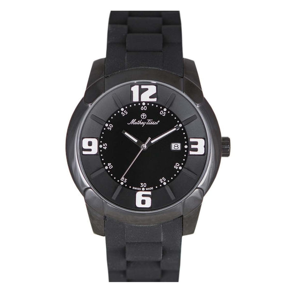 Mathey-Tissot Men's H511NN Mathey Black Silicone Watch