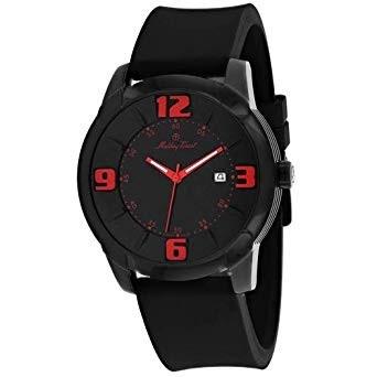 Mathey-Tissot Men's H511NRB Classic Black Rubber Watch