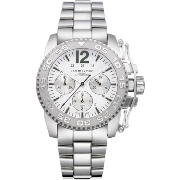 Hamilton Men's H63556115 Khaki Action Chronograph Stainless Steel Watch