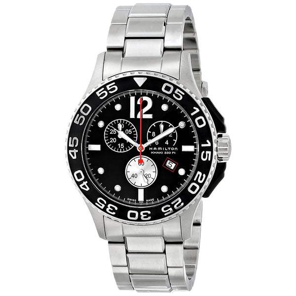 Hamilton Men's H64512132 Khaki Navy Scuba Chronograph Stainless Steel Watch