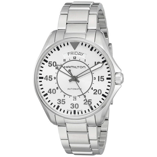 Hamilton Men's H64615155 Pilot Day Date Automatic Stainless Steel Watch