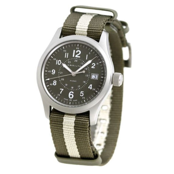 Hamilton Men's H68201063 Khaki Field Two-Tone Fabric Watch