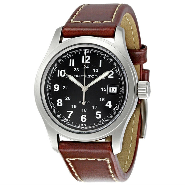 Hamilton Men's H68411533 Khaki Field Brown Leather Watch