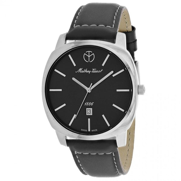 Mathey-Tissot Men's H6940AS Smart Grey Leather Watch