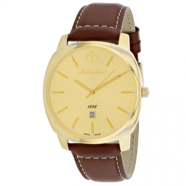 Mathey-Tissot Men's H6940PDIB Smart Brown Leather Watch