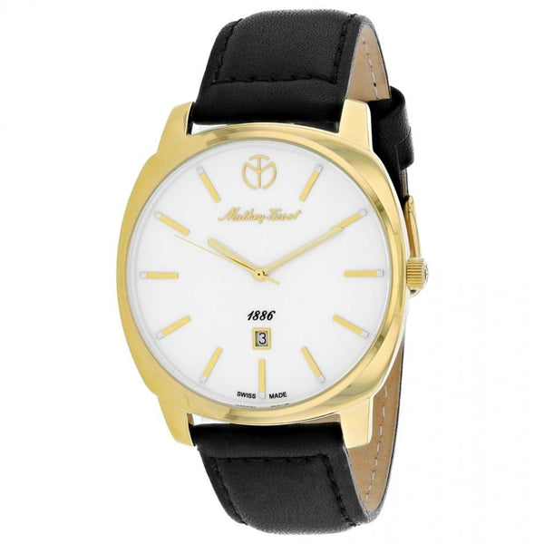 Mathey-Tissot Men's H6940PIY Smart Black Leather Watch