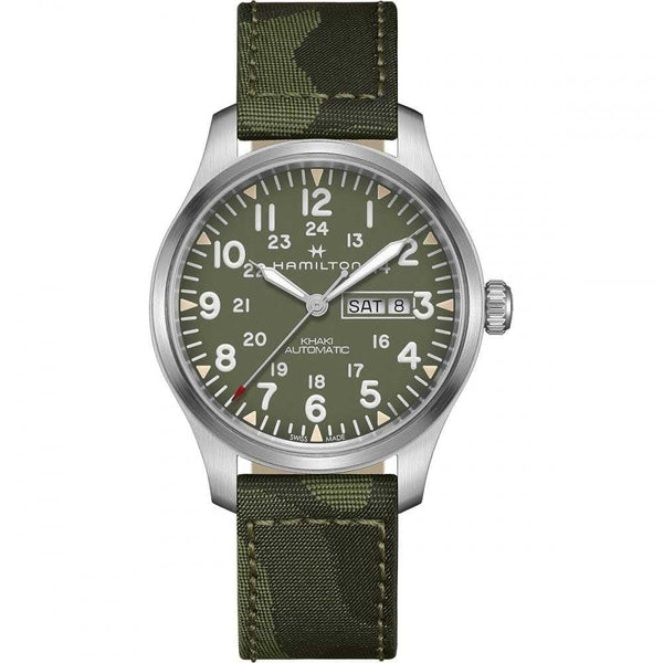 Hamilton Men's H70535061 Khaki Field Green Textile Watch