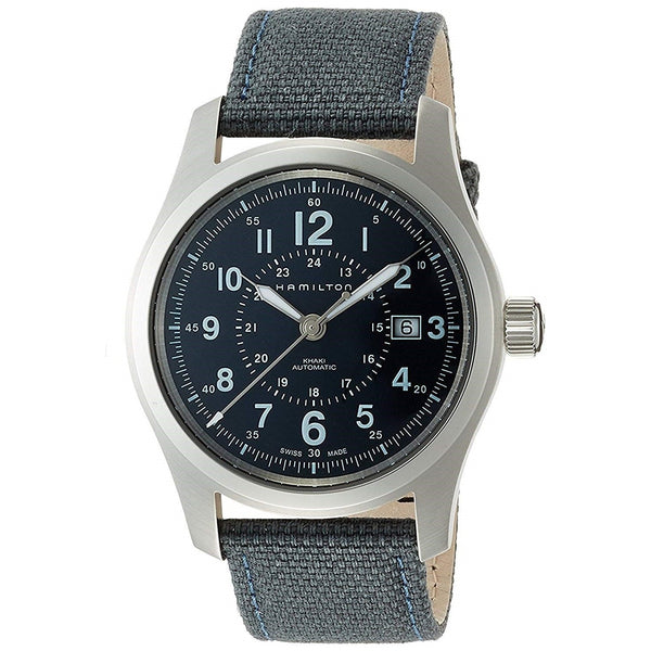 Hamilton Men's H70605943 Khaki Field Grey Canvas Watch