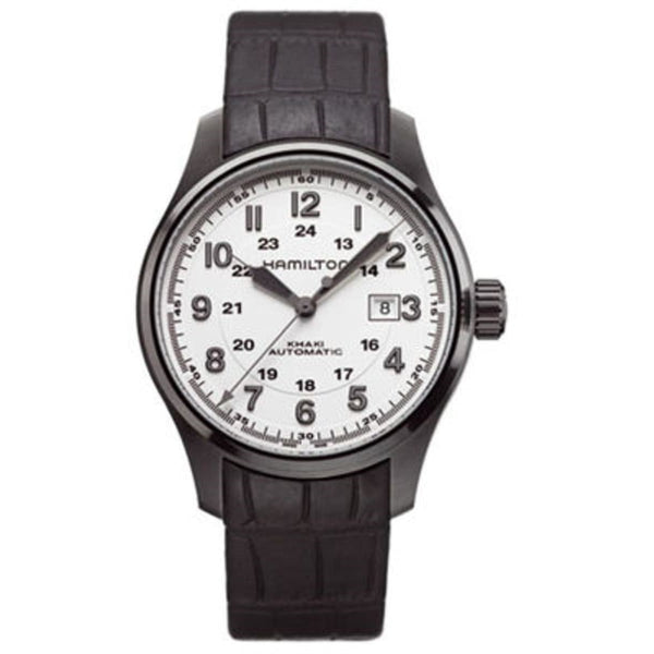 Hamilton Men's H70685313 Khaki Field Black Rubber Watch