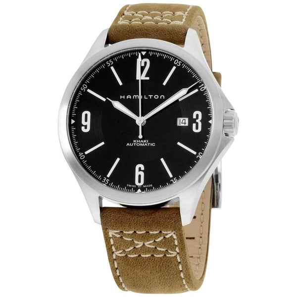 Hamilton Men's H76665835 Khaki Aviation Black Rubber Watch