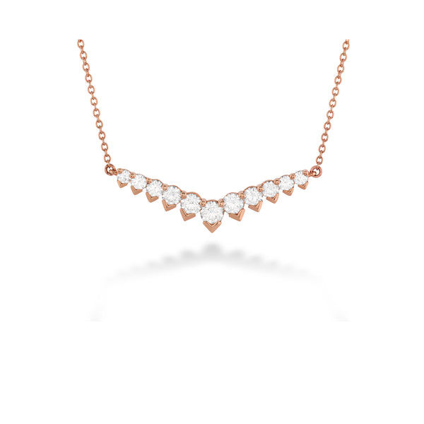 Hearts on Fire Diamond V Necklace