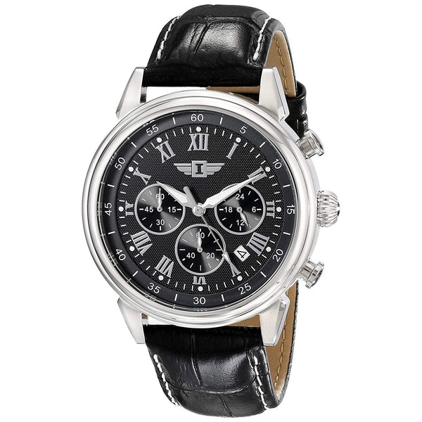 Invicta Men's IBI-90242-001 I By Invicta Black Leather Watch