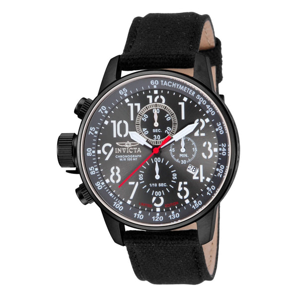 Invicta Men's ILE1517A I-Force Lefty Black Riffle Watch