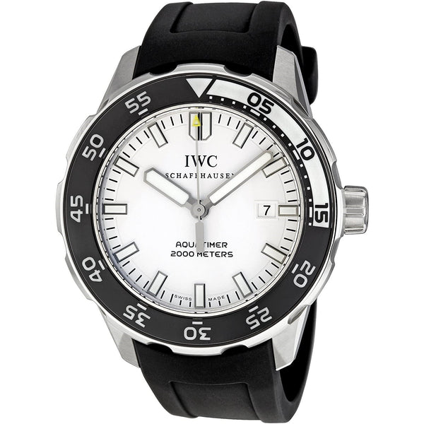 IWC Men's IW356811 Aquatimer Black Rubber Watch
