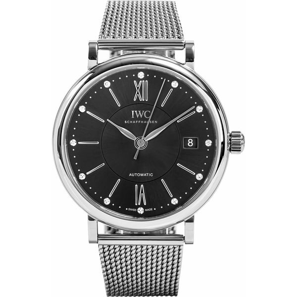 IWC Unisex IW458110 Portofino Diamond Stainless Steel Watch