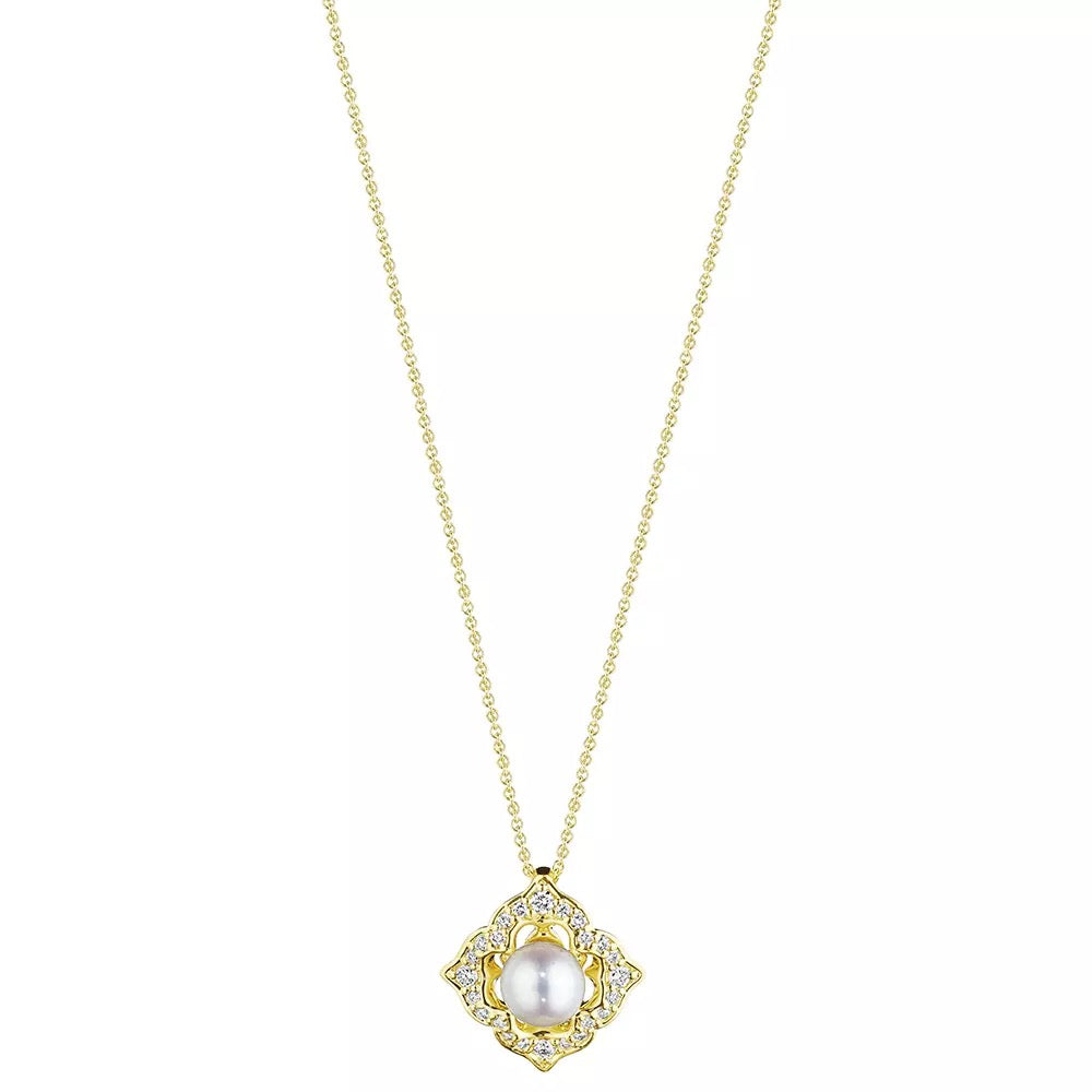 Victorian Diamond & Pearl Pendant