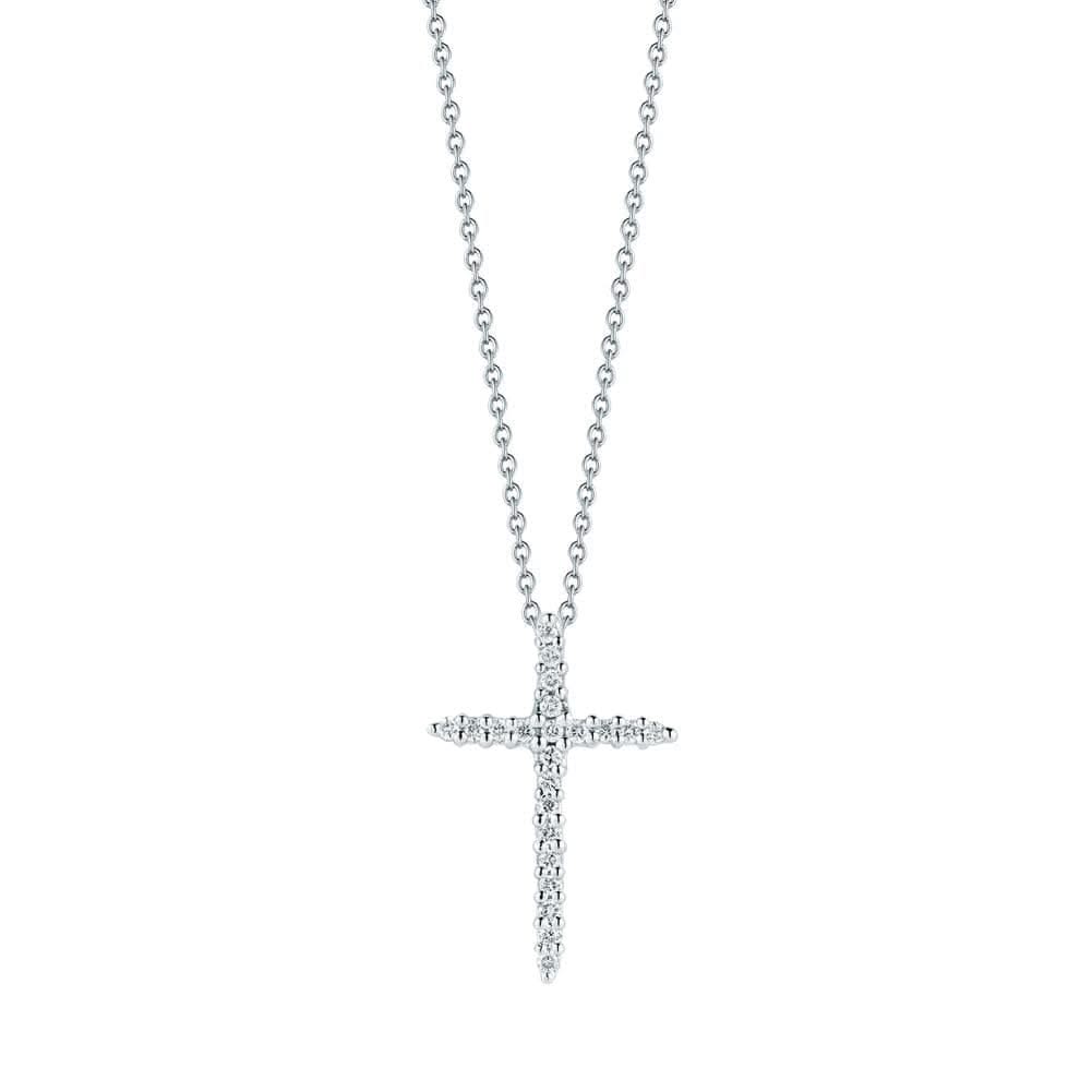 ROBERTO COIN Diamond Cross Necklace