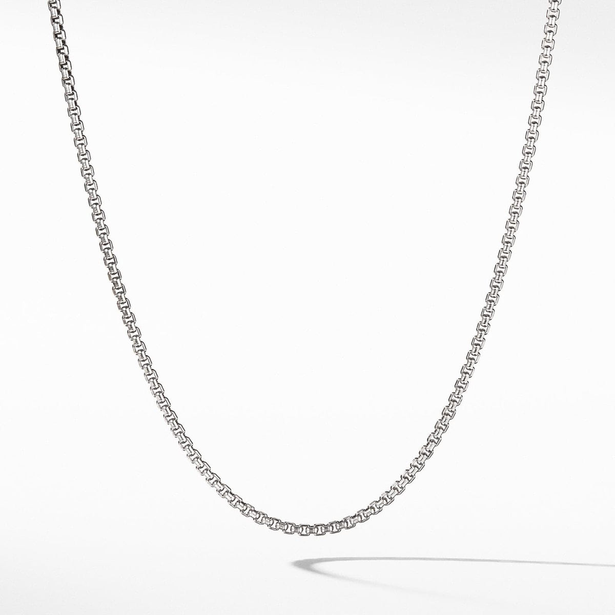 DAVID YURMAN Box Chain Necklace in Sterling Silver with 14K Yellow Gold Accent, 2.7mm