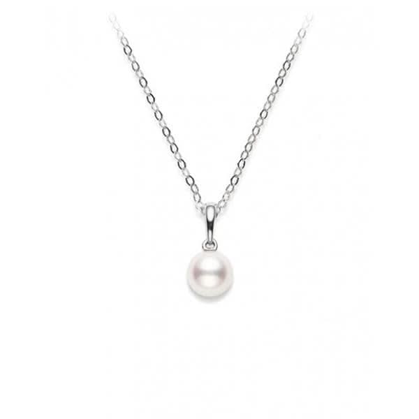 MIKIMOTO 6-6.5mm Akoya Cultured Pearl Pendant Necklace