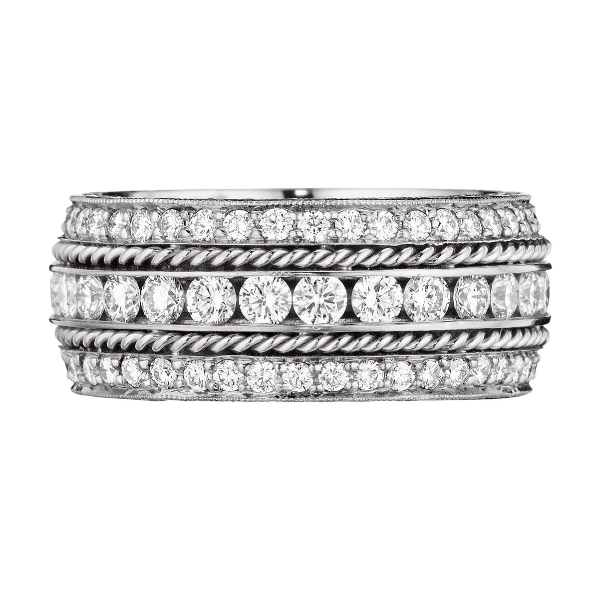 PENNY PREVILLE Engraved Diamond Band