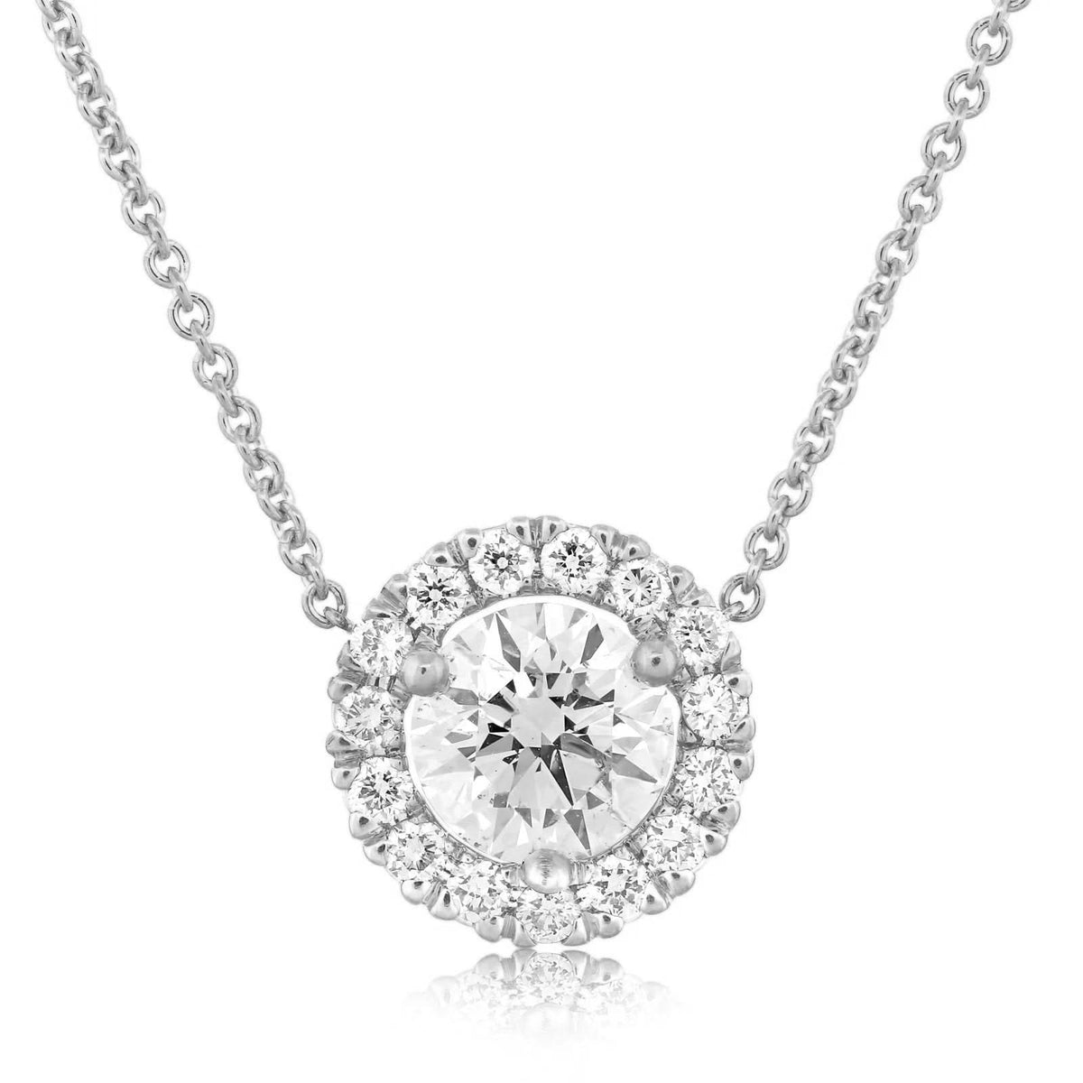 1 Carat Diamond Margarita Necklace