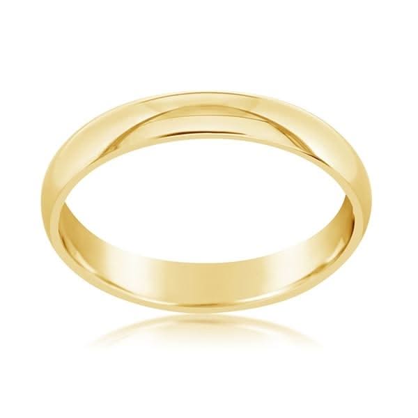 3mm Comfort Fit Low Dome Wedding Band
