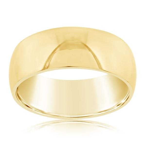 8mm Comfort Fit Wedding Band