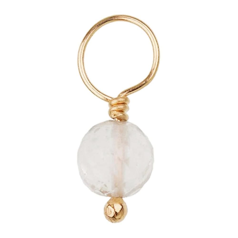 HEATHER B. MOORE April Quartz & Topaz Birthstone Charm