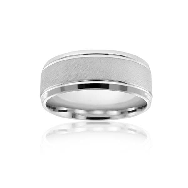 White Gold Comfort Fit Wedding Band
