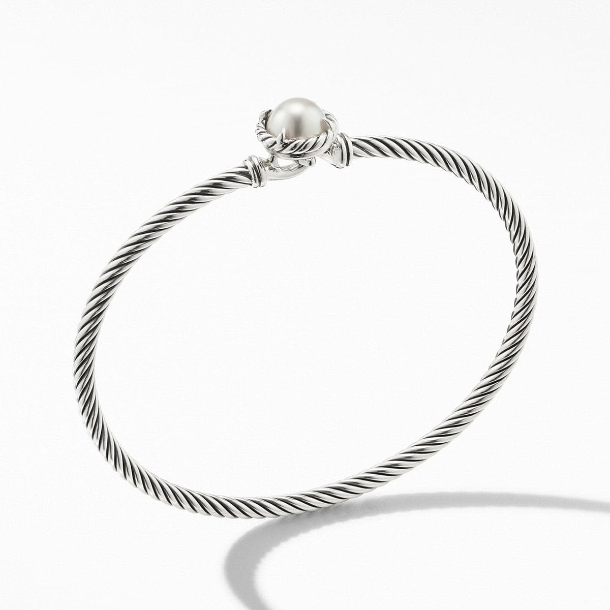 DAVID YURMAN Petite Chatelaine® Bracelet in Sterling Silver with Pearl, 3mm