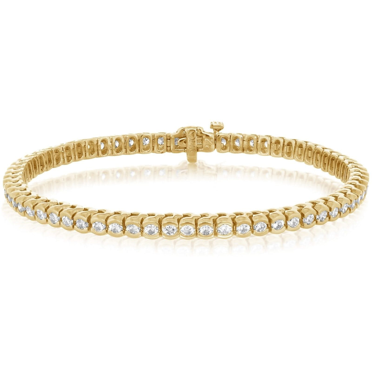 3.28 Carat Diamond Tennis Bracelet