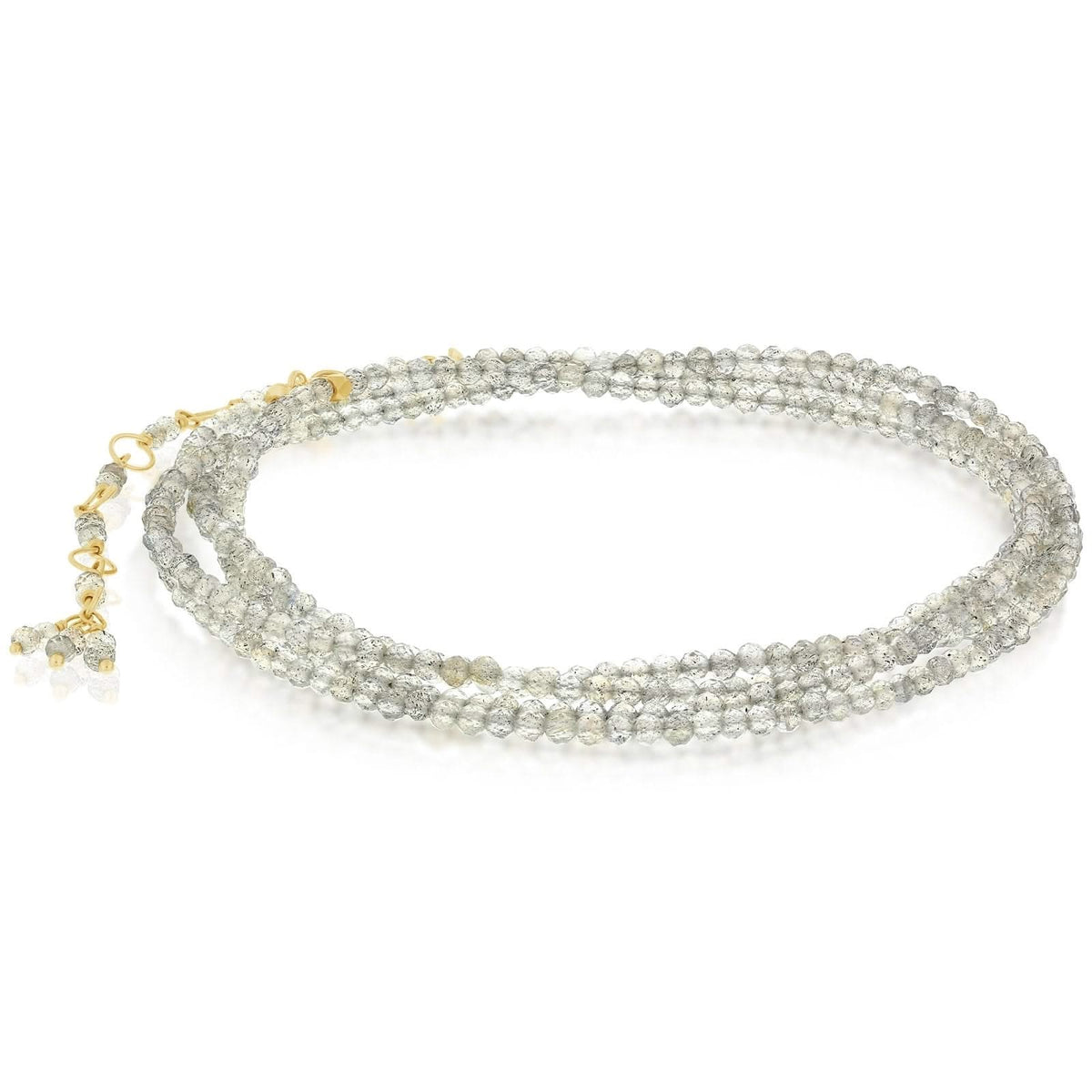 ANNE SPORTUN Labradorite Beaded Wrap Bracelet