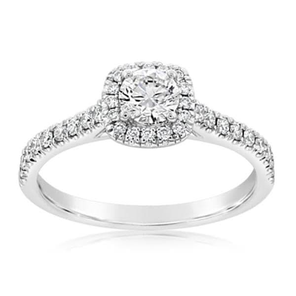 Complete .75 Carat Diamond Engagement Ring