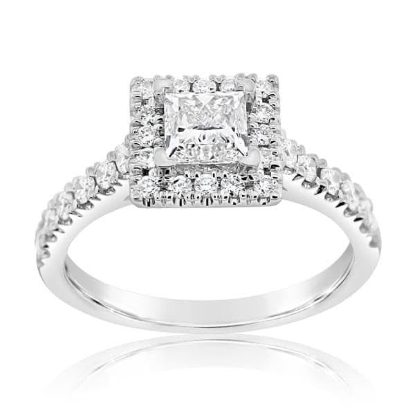 Complete 1.95 Carat Diamond Engagement Ring