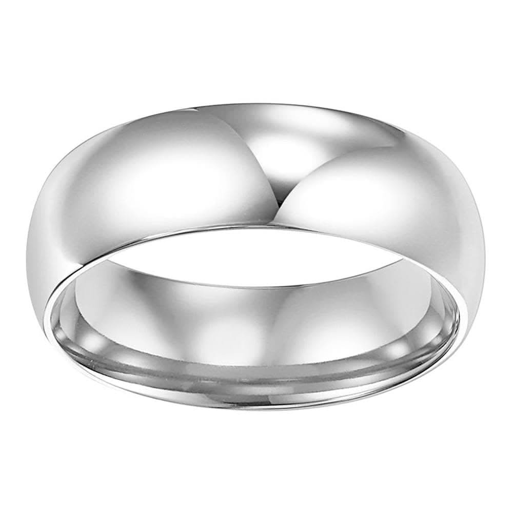 4mm White Gold Wedding Band