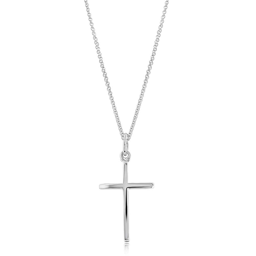Thin Cross Pendant Necklace