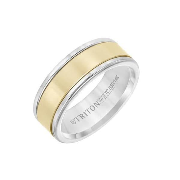 TRITON Two-Tone Wedding Band