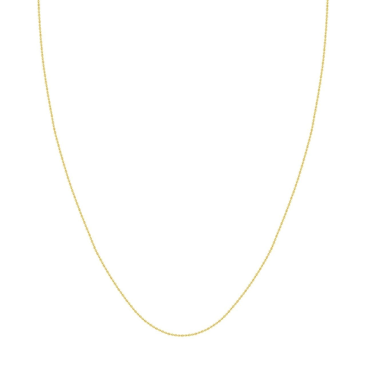 Yellow Gold 22" Cable Chain