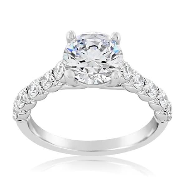 PRECISION SET Diamond Engagement Ring