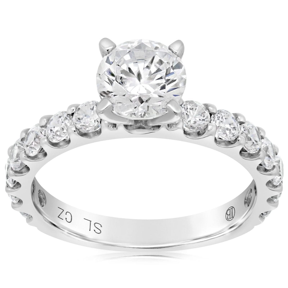 1 Carat Round Diamond Engagement Ring Setting