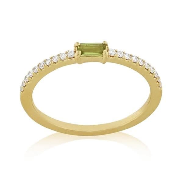 MY STORY Peridot & Diamond Ring