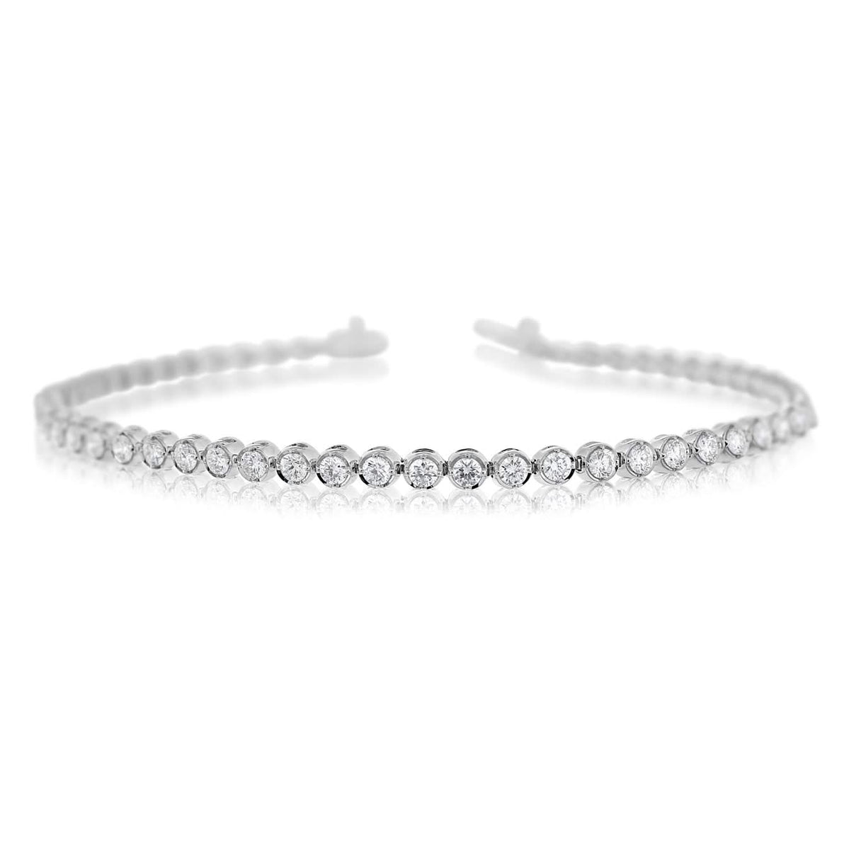 2.17 Carat Diamond Line Bracelet