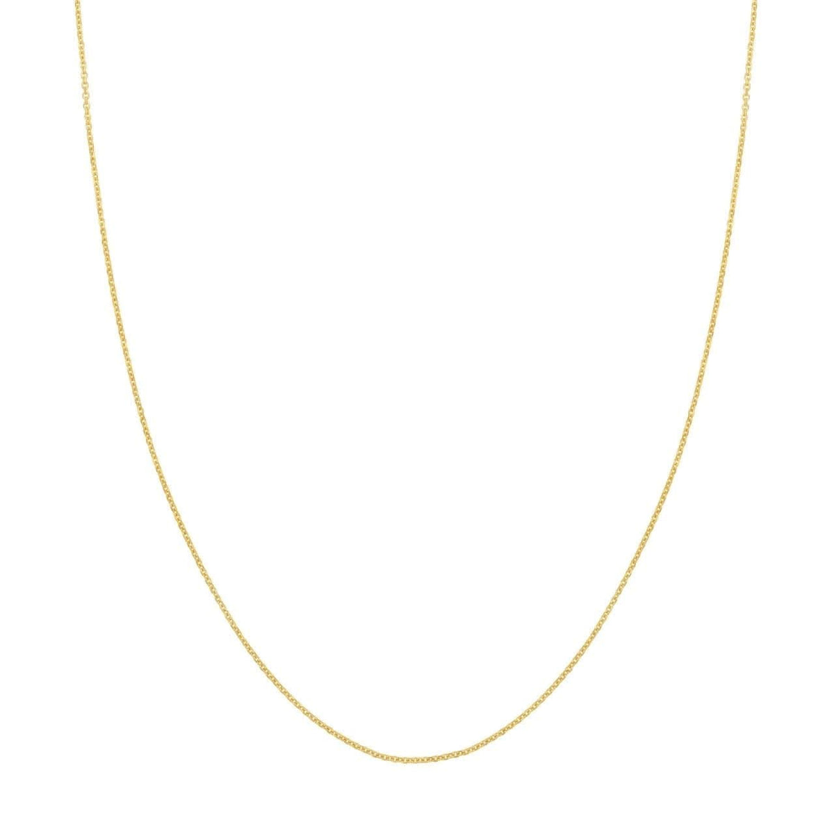 Yellow Gold 20" Cable Chain