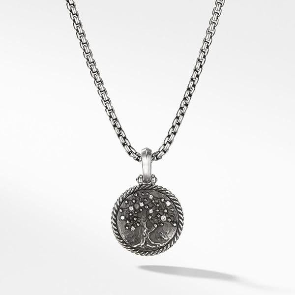 Tree of Life Amulet with Diamonds
