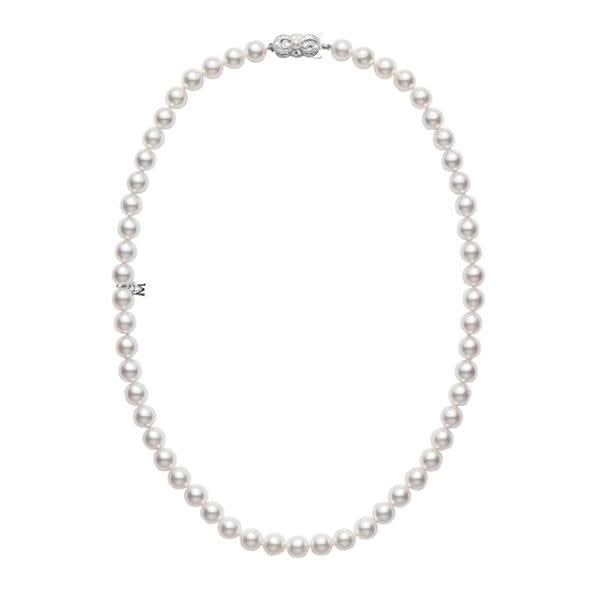 MIKIMOTO 18" 7-7.5mm Pearl Strand Necklace