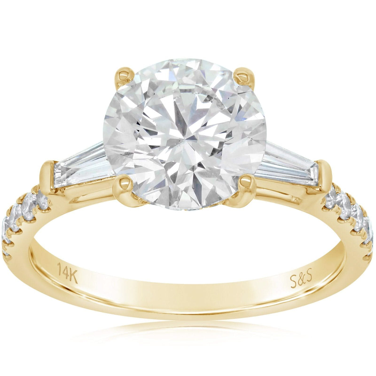 2.00 Carat Cushion Cut Diamond Setting